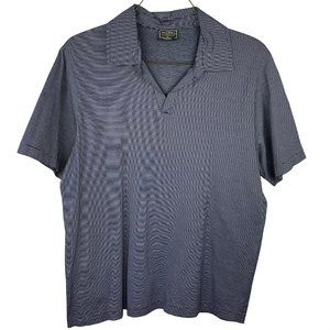Steve & Barry's Striped V-Neck Polo Size XL